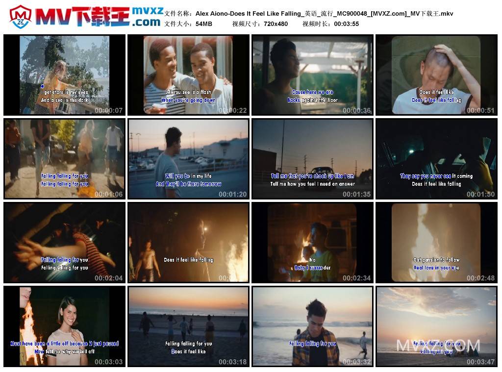 Alex Aiono-Does It Feel Like Falling_英语_流行_MC900048